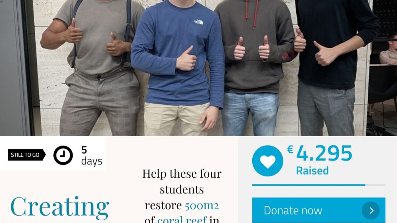 Coral Lab field team and nursery context